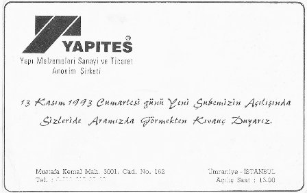 yapiesbanyo kuruluş 1993